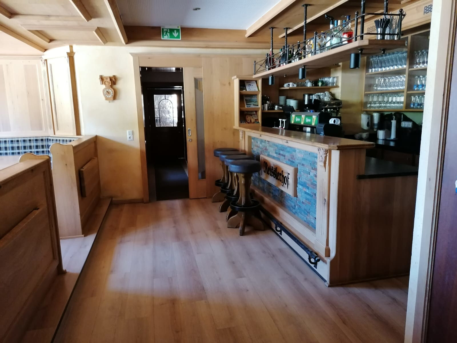 Bar des Restaurant zum Reisslerhof